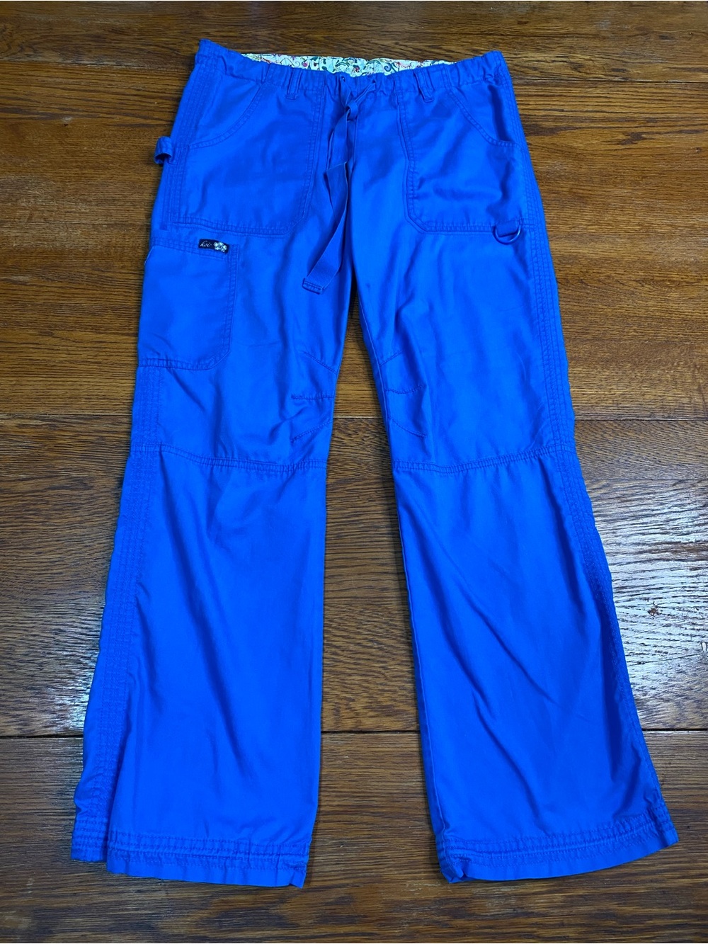 Straight-Leg Koi by Kathy Peterson Women's Utility Pants Scrubs— Cobalt Blue